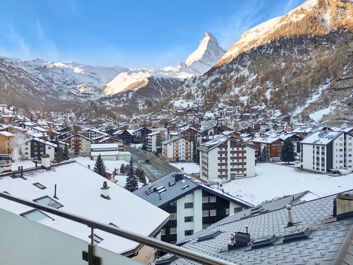 Апартаменты Wake Up To The Matterhorn Церматт Экстерьер фото
